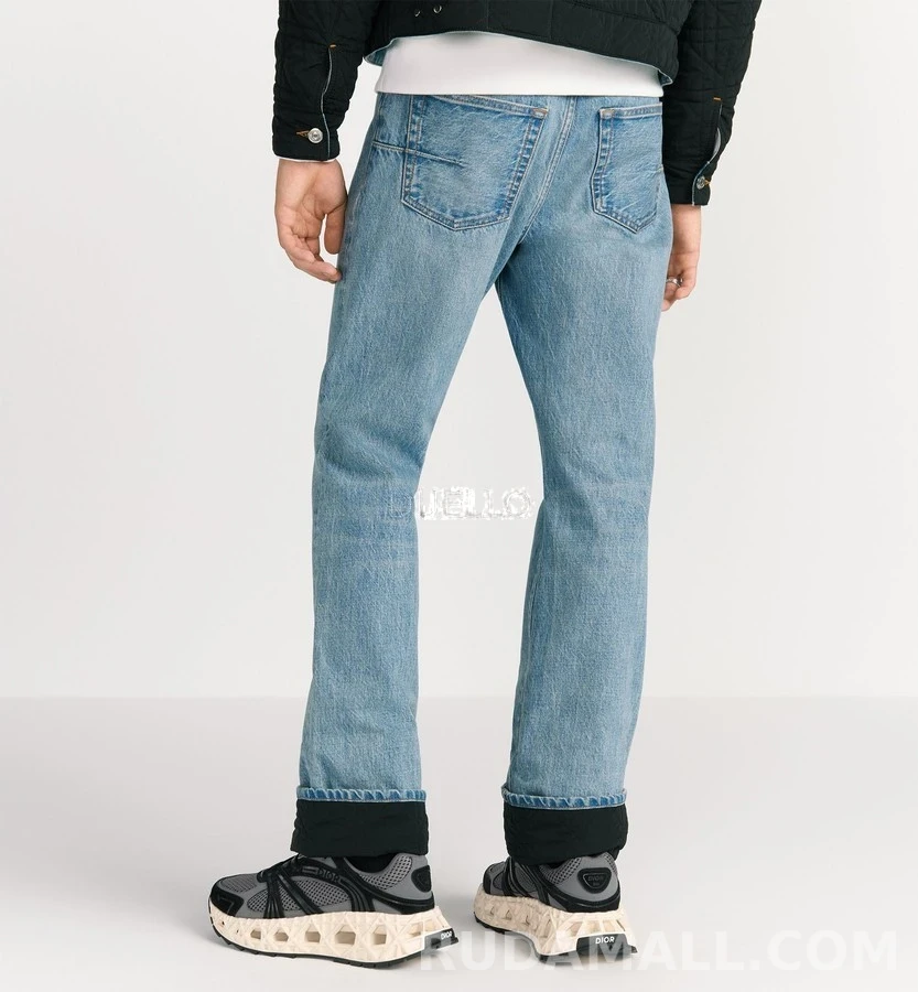 디올 디올 콘트라스트 커프스 데님 팬츠 상세 이미지
