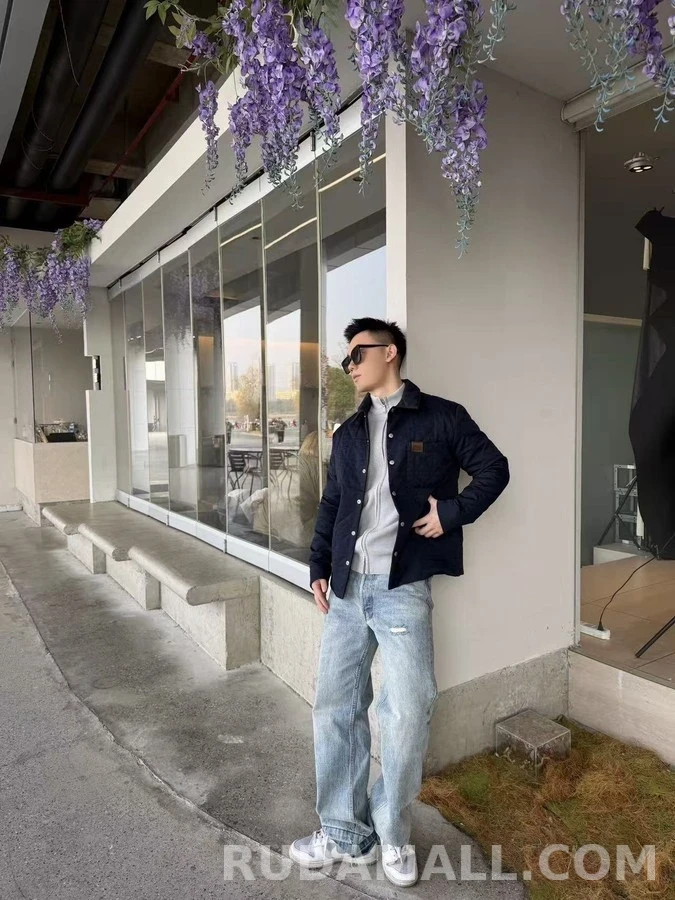 디올 디올 레더 패치 까나쥬 오버셔츠 상세 이미지