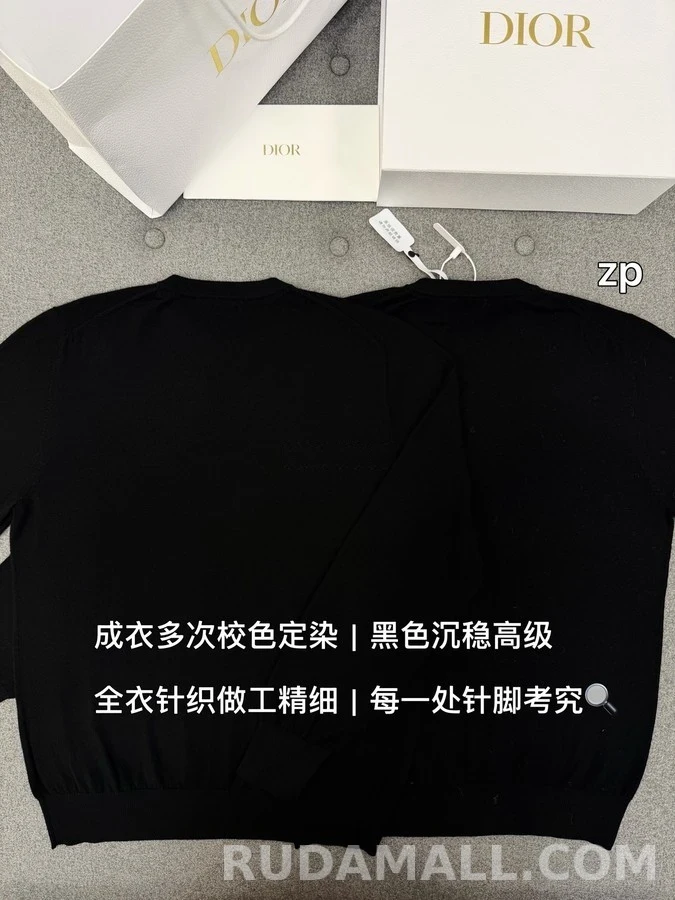 디올 디올 클로버 자수 스웨터 상세 이미지