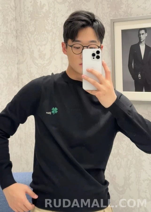 디올 디올 클로버 자수 스웨터 상세 이미지