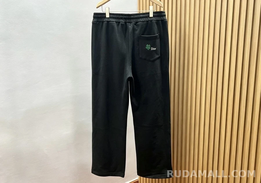 디올 디올 클로버 자수 트레이닝 팬츠 상세 이미지