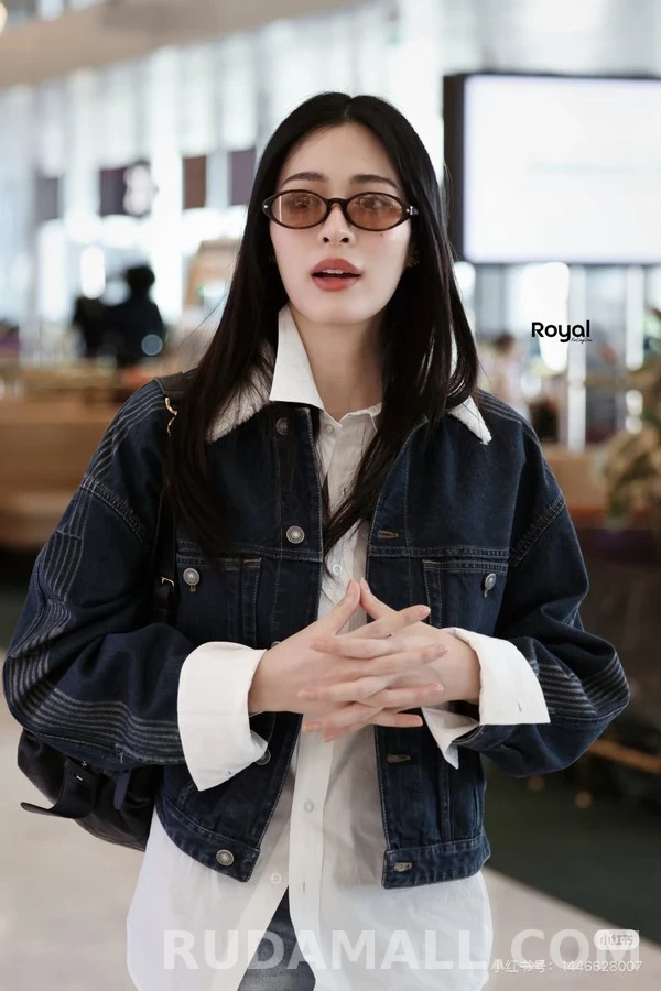 디올 디올 탈부착 퍼 칼라 데님 자켓 상세 이미지