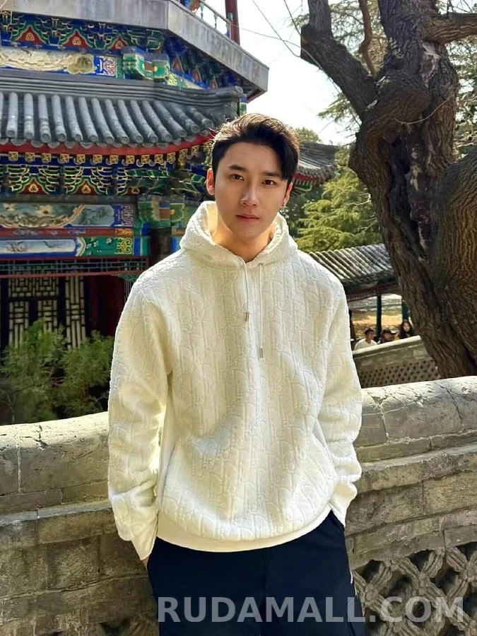 디올 디올 오블리크 자카드 타월 코튼 후드 상세 이미지