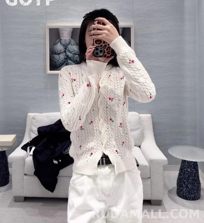 디올 디올아무르 자수 가디건 상세 이미지