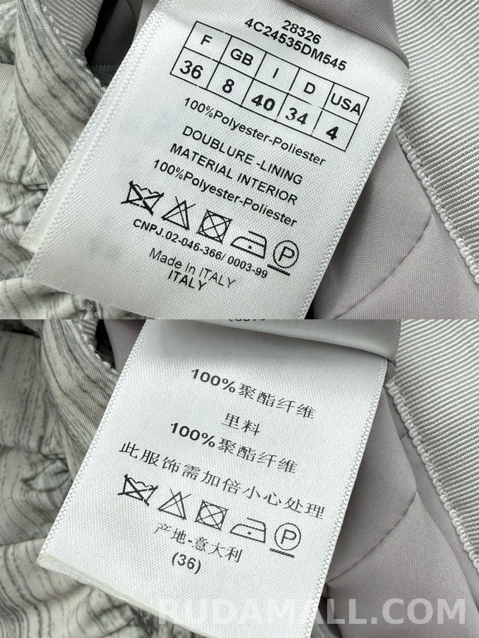 디올 디올 플라워 패턴 플리츠 스커트 상세 이미지