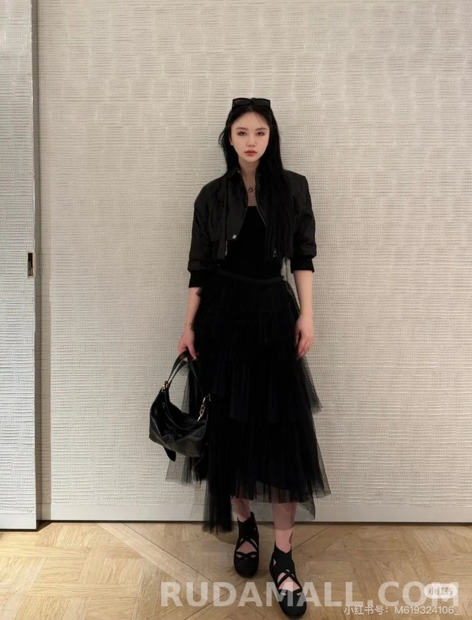 디올 디올 플리츠 레이어드 스커트 상세 이미지
