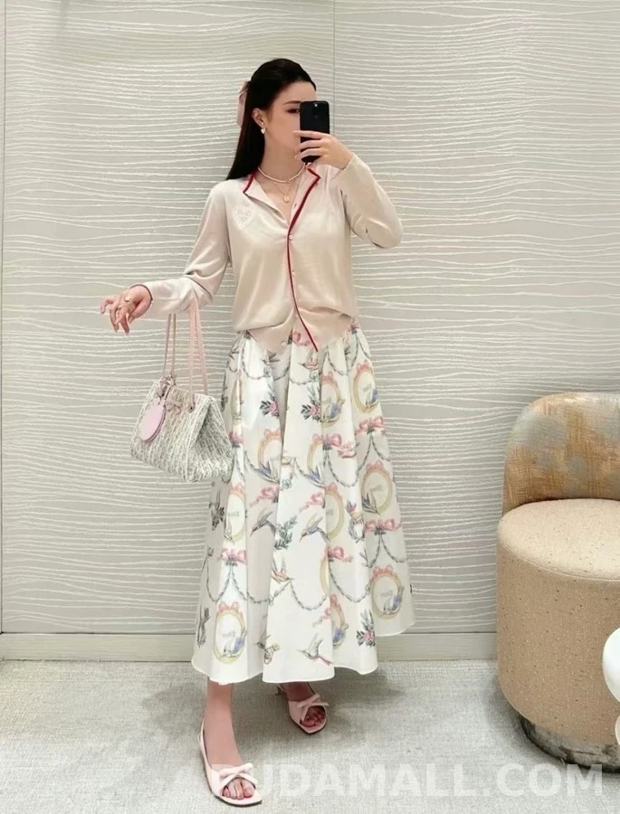 디올 디올 칠석 자수 가디건 상세 이미지