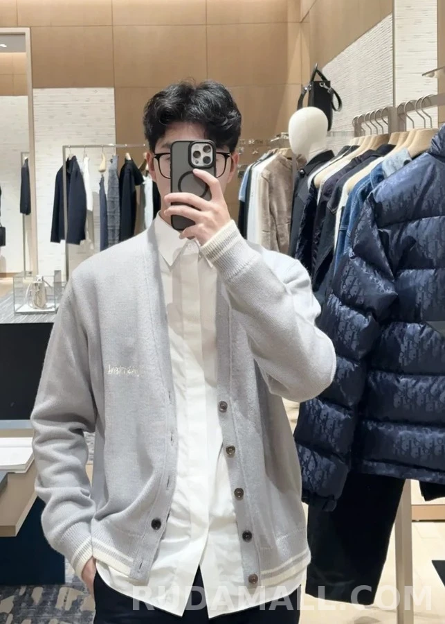 디올 디올 혼방 가디건 상세 이미지