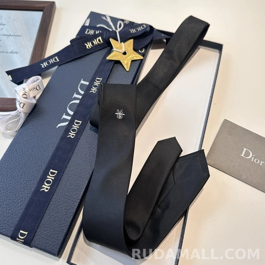 디올 디올 비 자수 넥타이 상세 이미지