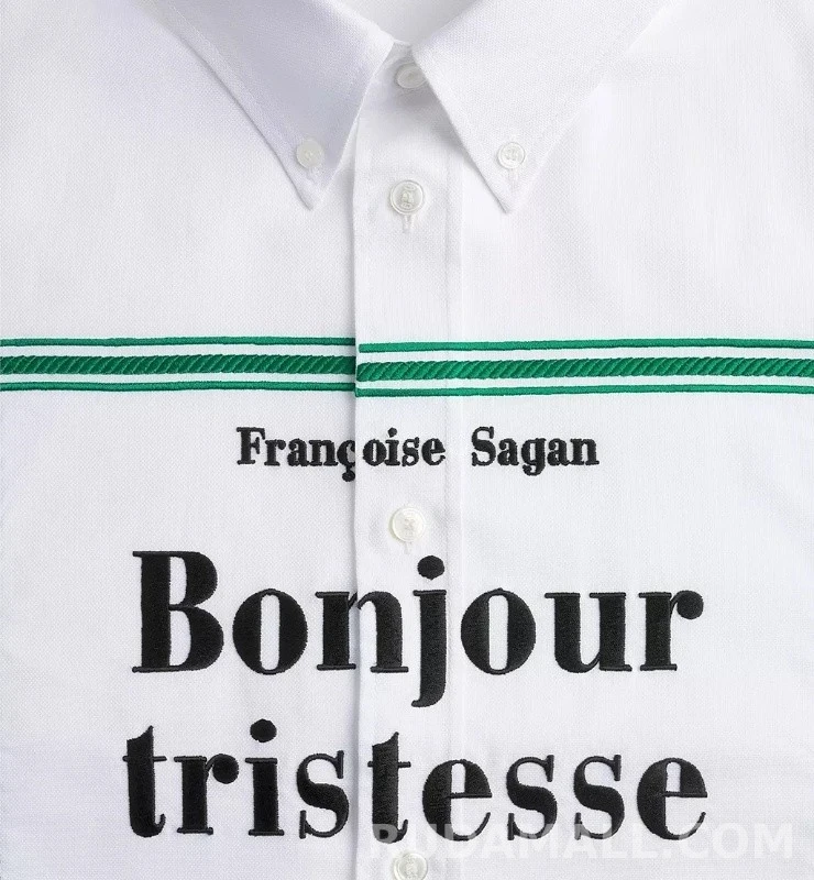 디올 디올 Bonjour tristesse 레터링 셔츠 상세 이미지