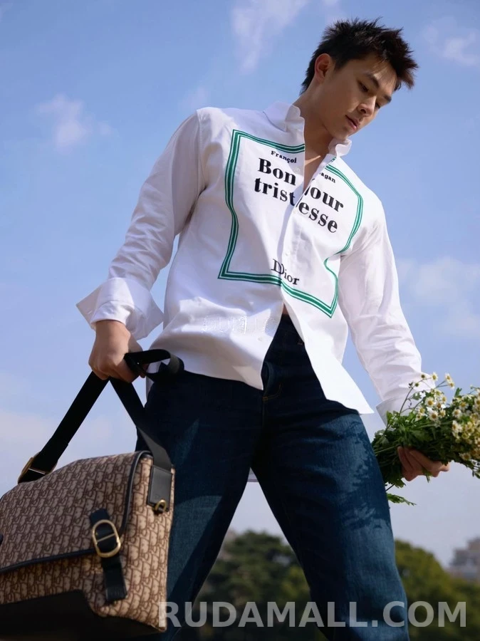 디올 디올 Bonjour tristesse 레터링 셔츠 상세 이미지