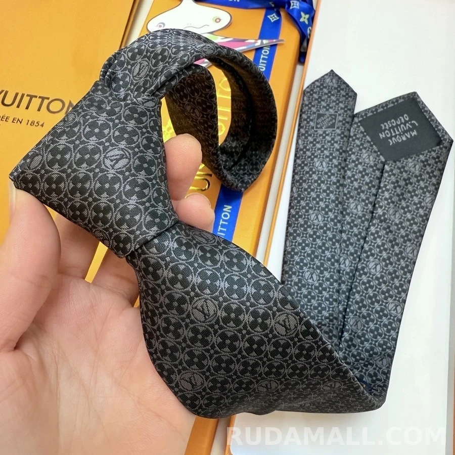 루이비통 루이비통 모노그램 플라워 넥타이 상세 이미지