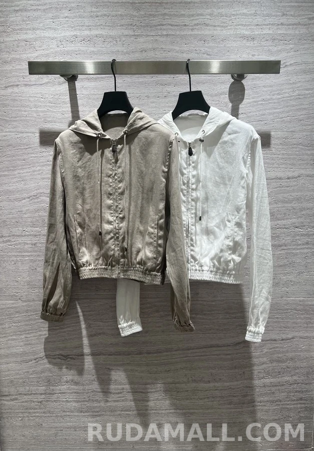 로로피아나 로로피아나 마 혼방 후드 집업 상세 이미지