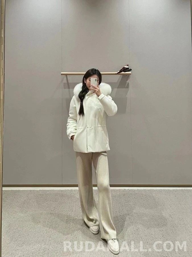 로로피아나 로로피아나 밍크 퍼 트리밍 자켓 상세 이미지