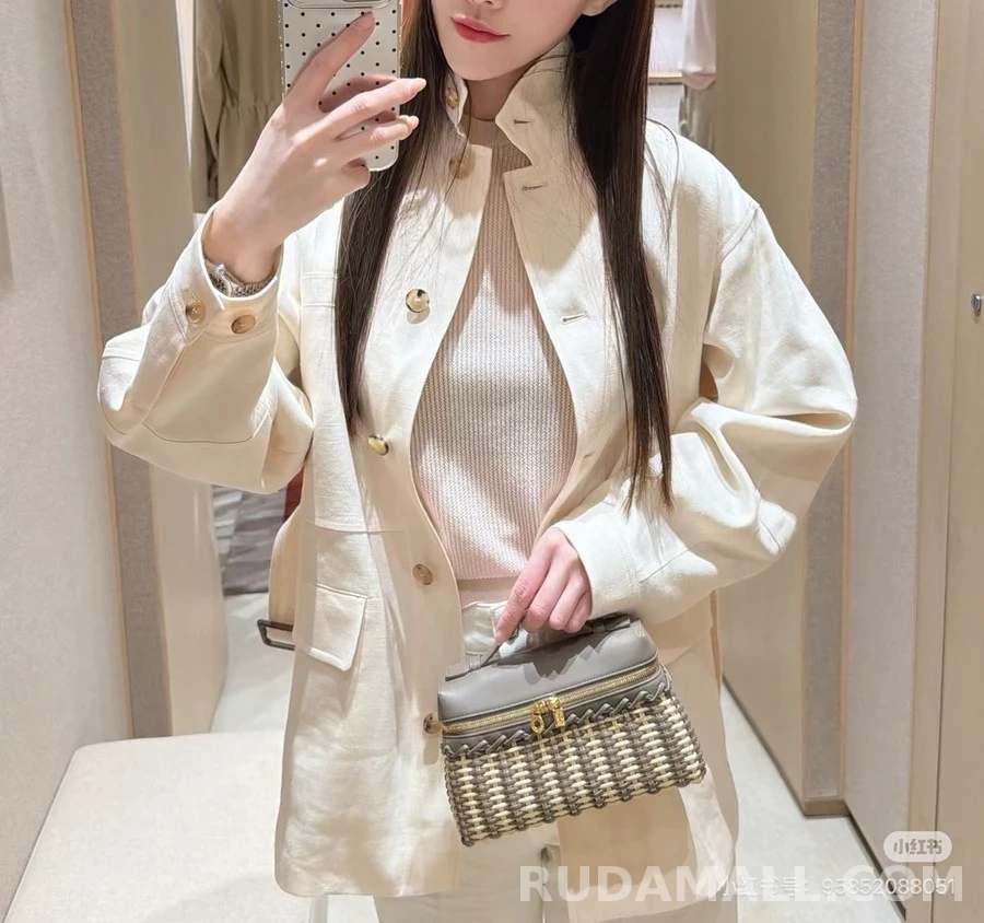 로로피아나 로로피아나 벨티드 울 자켓 상세 이미지