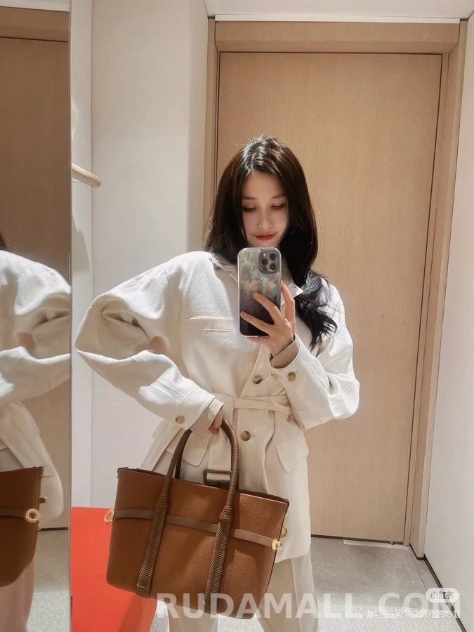 로로피아나 로로피아나 벨티드 울 자켓 상세 이미지
