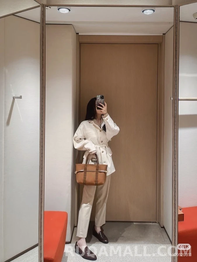 로로피아나 로로피아나 벨티드 울 자켓 상세 이미지