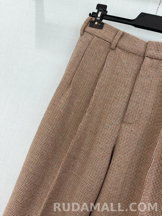 로로피아나 로로피아나 울 플리츠 턴업 팬츠 상세 이미지
