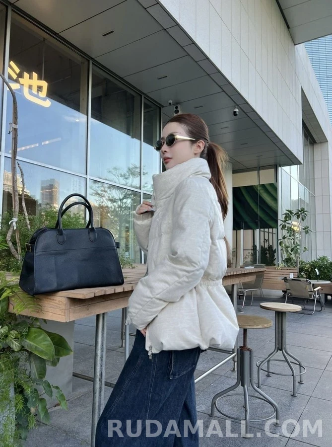 로로피아나 로로피아나 하이넥 허리 스트링 패딩 자켓 상세 이미지