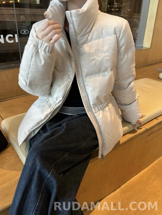 로로피아나 로로피아나 하이넥 허리 스트링 패딩 자켓 상세 이미지