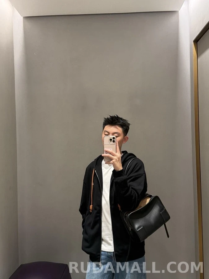 로에베 로에베 노티드 드로스트링 풀집업 후드 상세 이미지