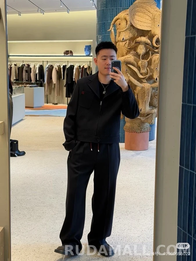 로에베 로에베 드로스트링 와이드 팬츠 상세 이미지