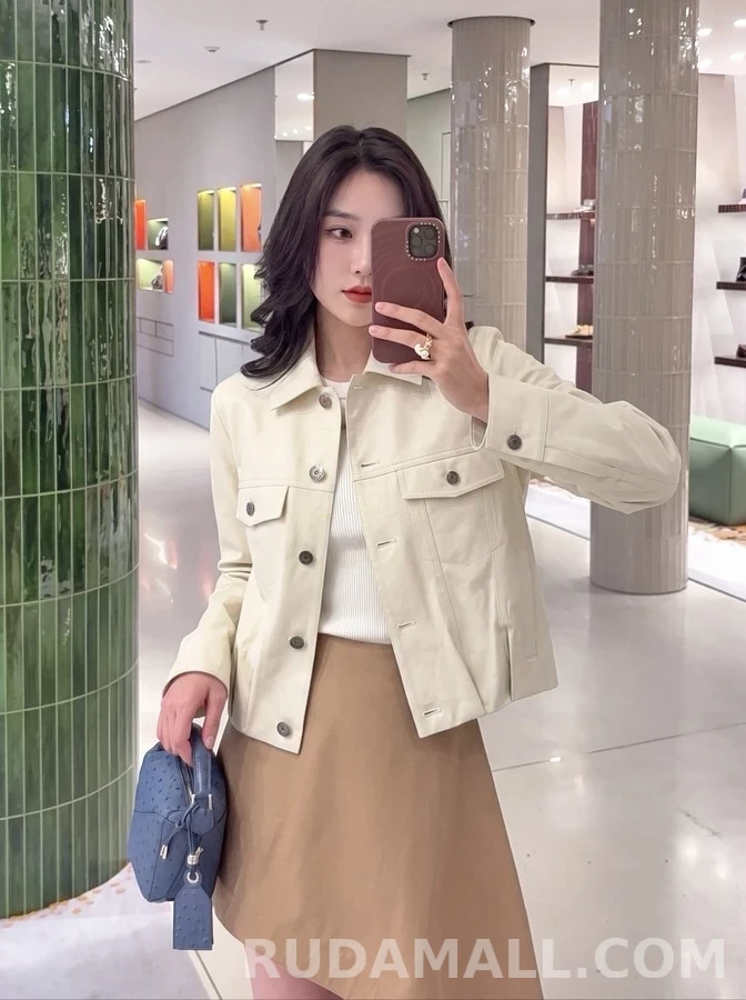로에베 로에베 레트로 플리츠 크롭 자켓 상세 이미지
