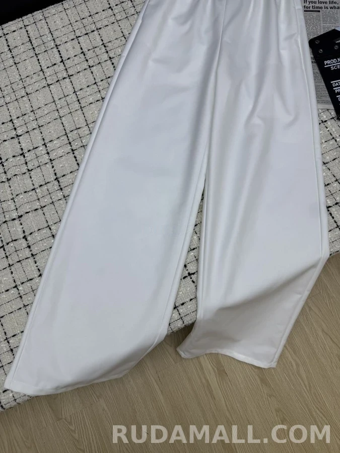 로에베 로에베 로고 밴딩 와이드 팬츠 상세 이미지
