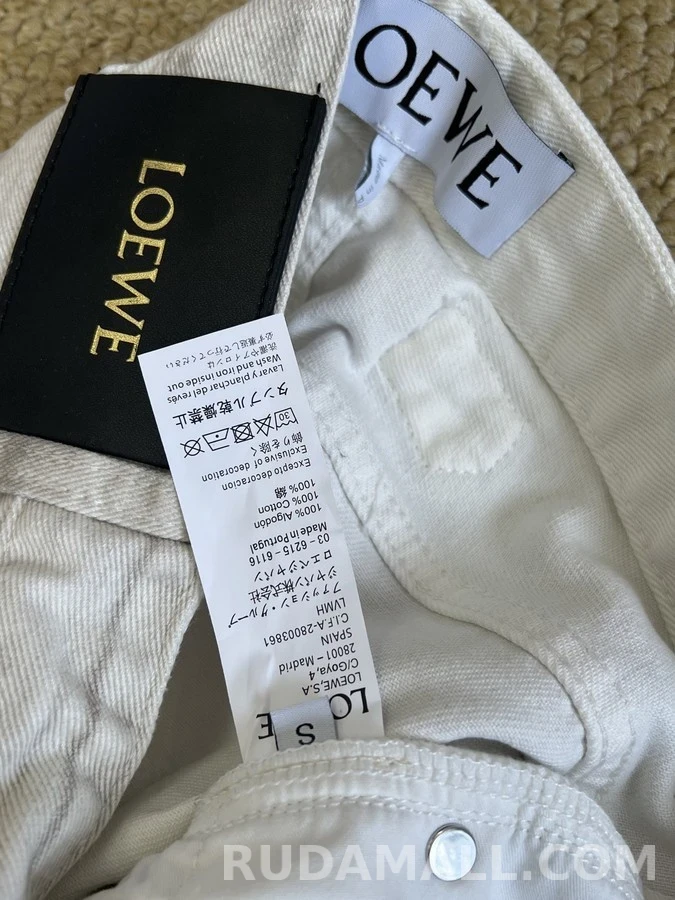 로에베 로에베 빈티지 워싱 와이드 데님 팬츠 상세 이미지