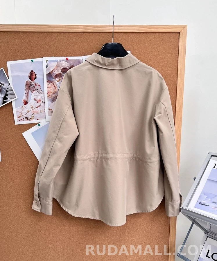 로에베 로에베 아나그램 가죽 패치 카라 자켓 상세 이미지