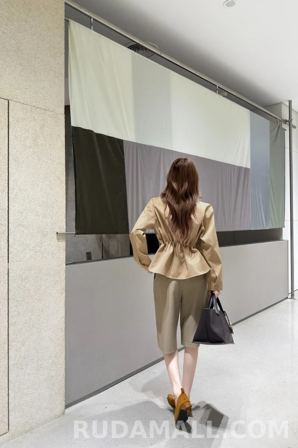 로에베 로에베 아나그램 가죽 패치 카라 자켓 상세 이미지