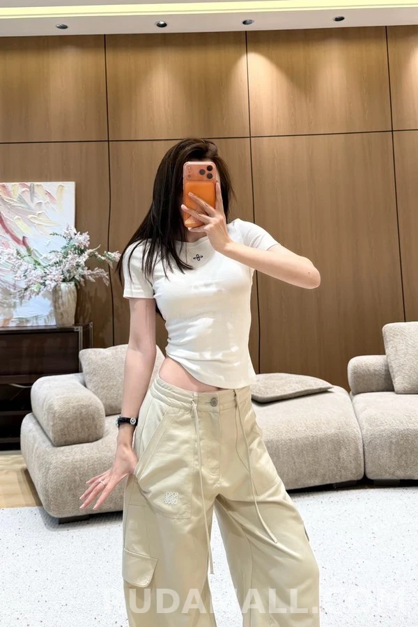 로에베 로에베 아나그램 드로스트링 카고 팬츠 상세 이미지