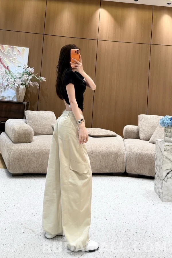 로에베 로에베 아나그램 드로스트링 카고 팬츠 상세 이미지