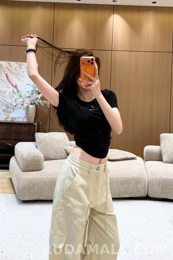 로에베 로에베 아나그램 드로스트링 카고 팬츠 상세 이미지