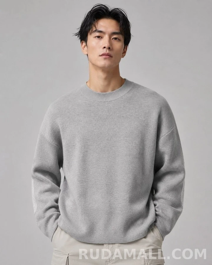 로에베 로에베 아나그램 엘보우 울 니트 상세 이미지