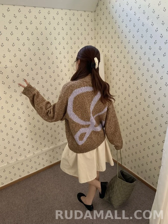 로에베 로에베 아나그램 인타르시아 니트 가디건 상세 이미지