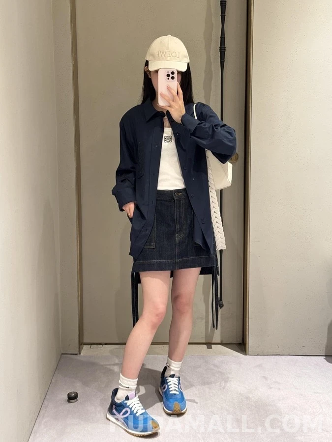 로에베 로에베 아나그램 자수 긴팔 티셔츠 상세 이미지