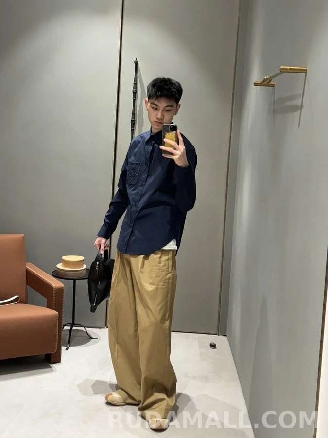 로에베 로에베 아나그램 자수 긴팔 티셔츠 상세 이미지