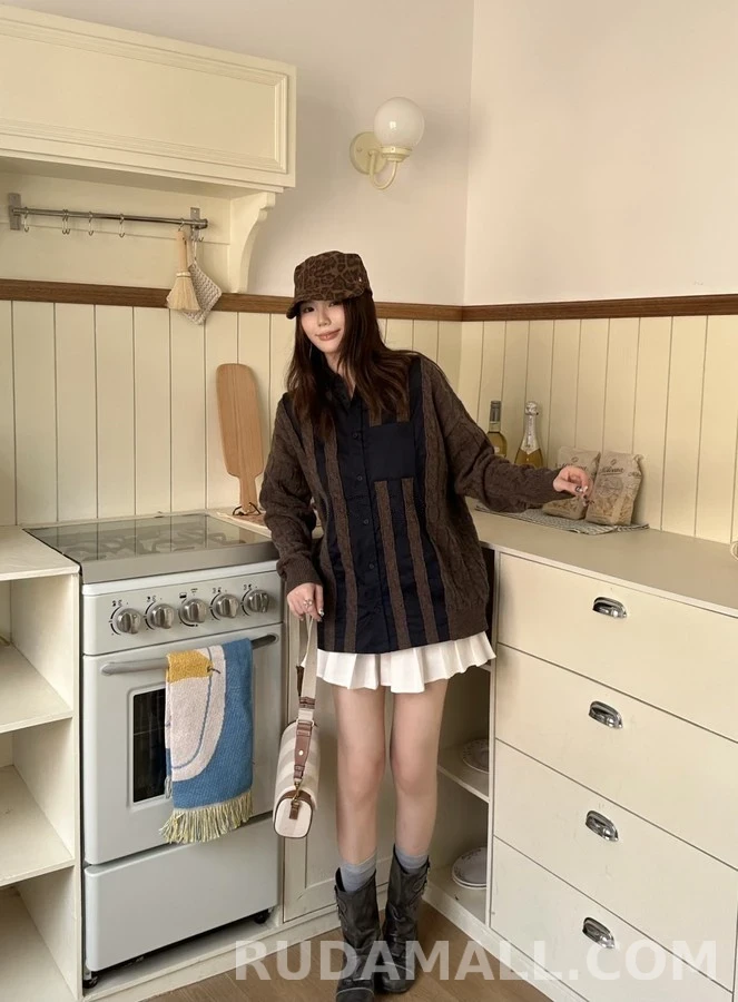 로에베 로에베 아나그램 자수 울 블렌드 셔츠 상세 이미지