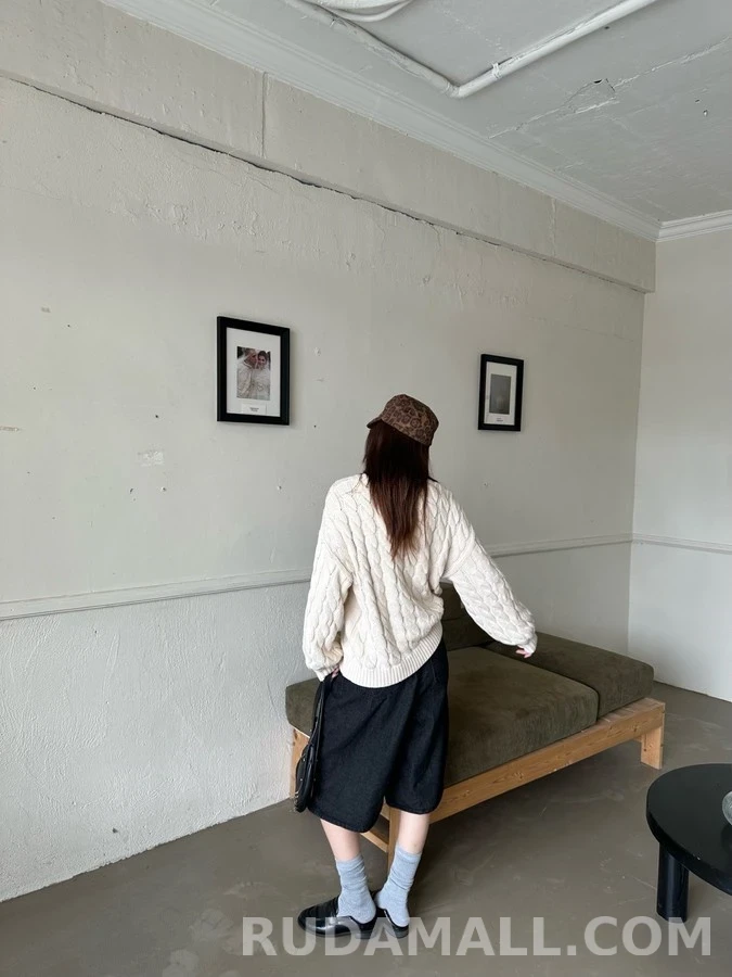로에베 로에베 아나그램 케이블 니트 상세 이미지