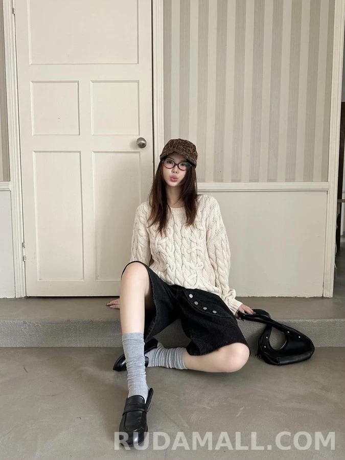 로에베 로에베 아나그램 케이블 니트 상세 이미지