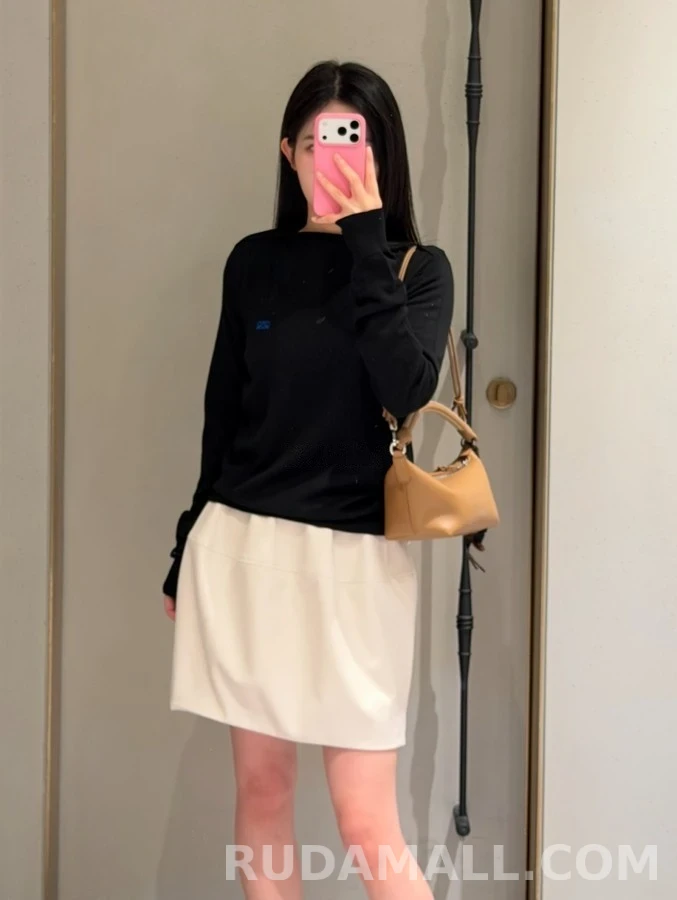 로에베 로에베 아나그램 A라인 미니 스커트 상세 이미지