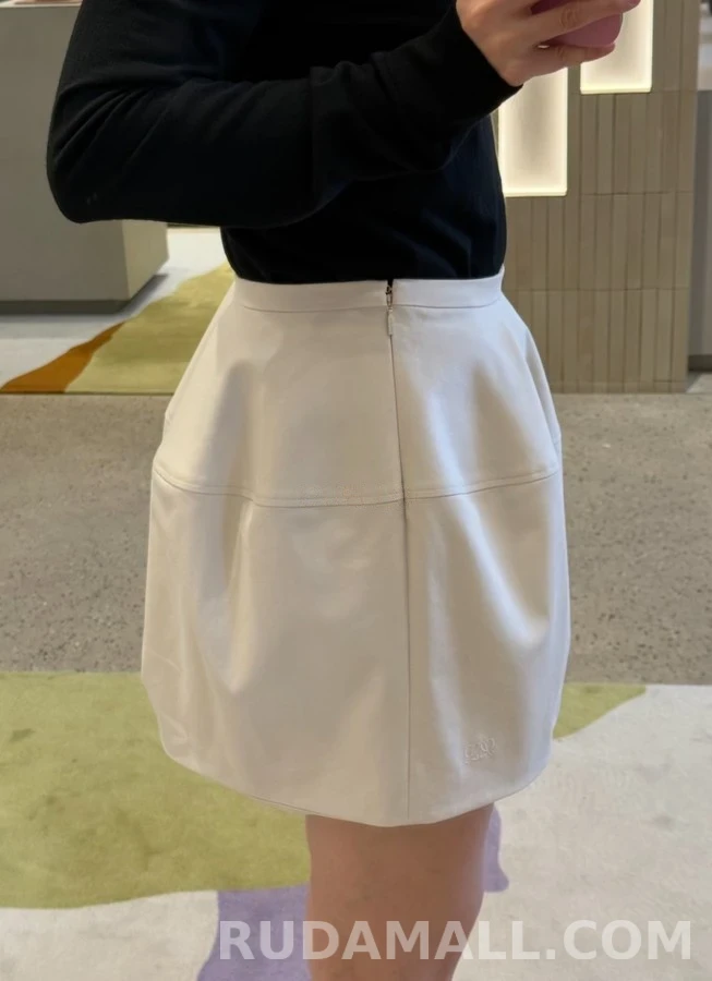 로에베 로에베 아나그램 A라인 미니 스커트 상세 이미지