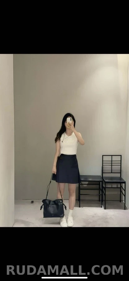 로에베 로에베 오버랩 플리츠 스커트 상세 이미지