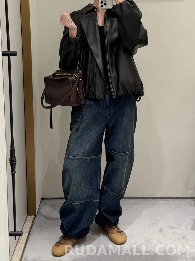 로에베 로에베 워싱 패널 와이드 데님 팬츠 상세 이미지