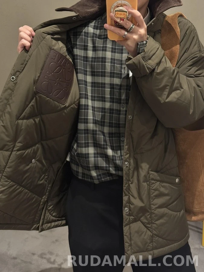 로에베 로에베 퀼티드 패딩 셔츠 재킷 상세 이미지