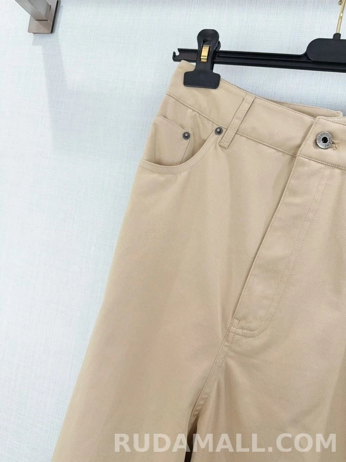 로에베 로에베 크로스오버 불규칙 헴라인 스커트 상세 이미지
