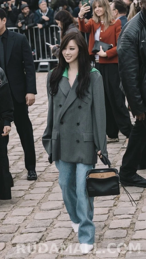 로에베 로에베 탈부착 니트 숄 더블 자켓 상세 이미지
