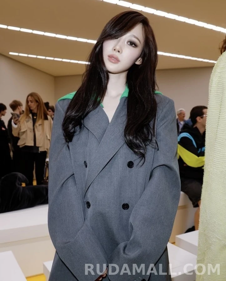 로에베 로에베 탈부착 니트 숄 더블 자켓 상세 이미지