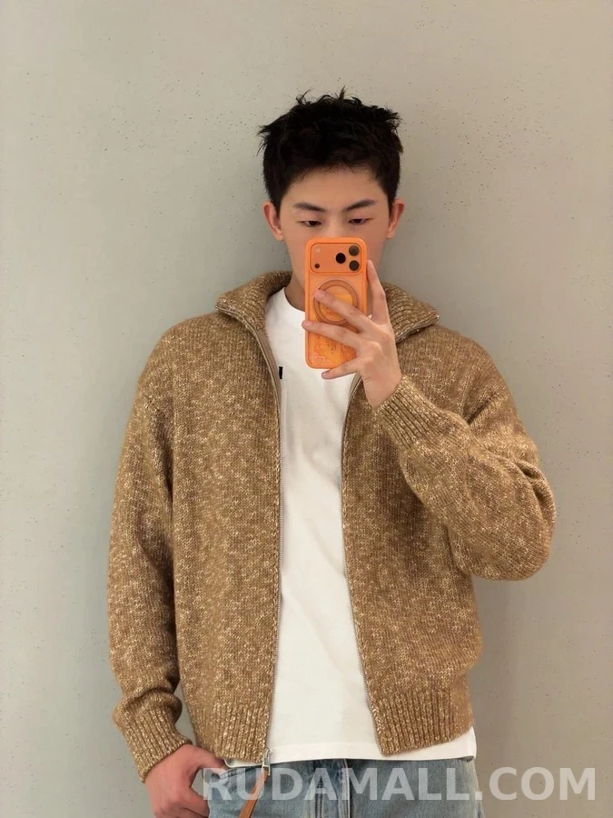 로에베 로에베 L 로고 지퍼 니트 상세 이미지